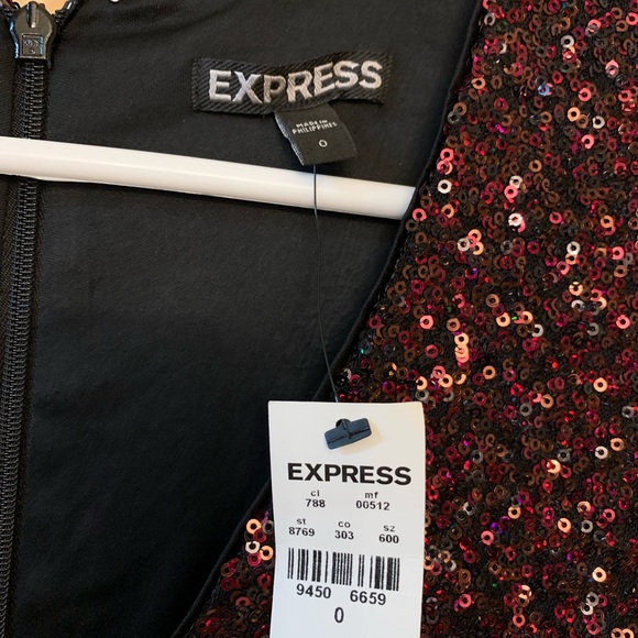 Express Sequin Party Dress - Picture 4 of 6